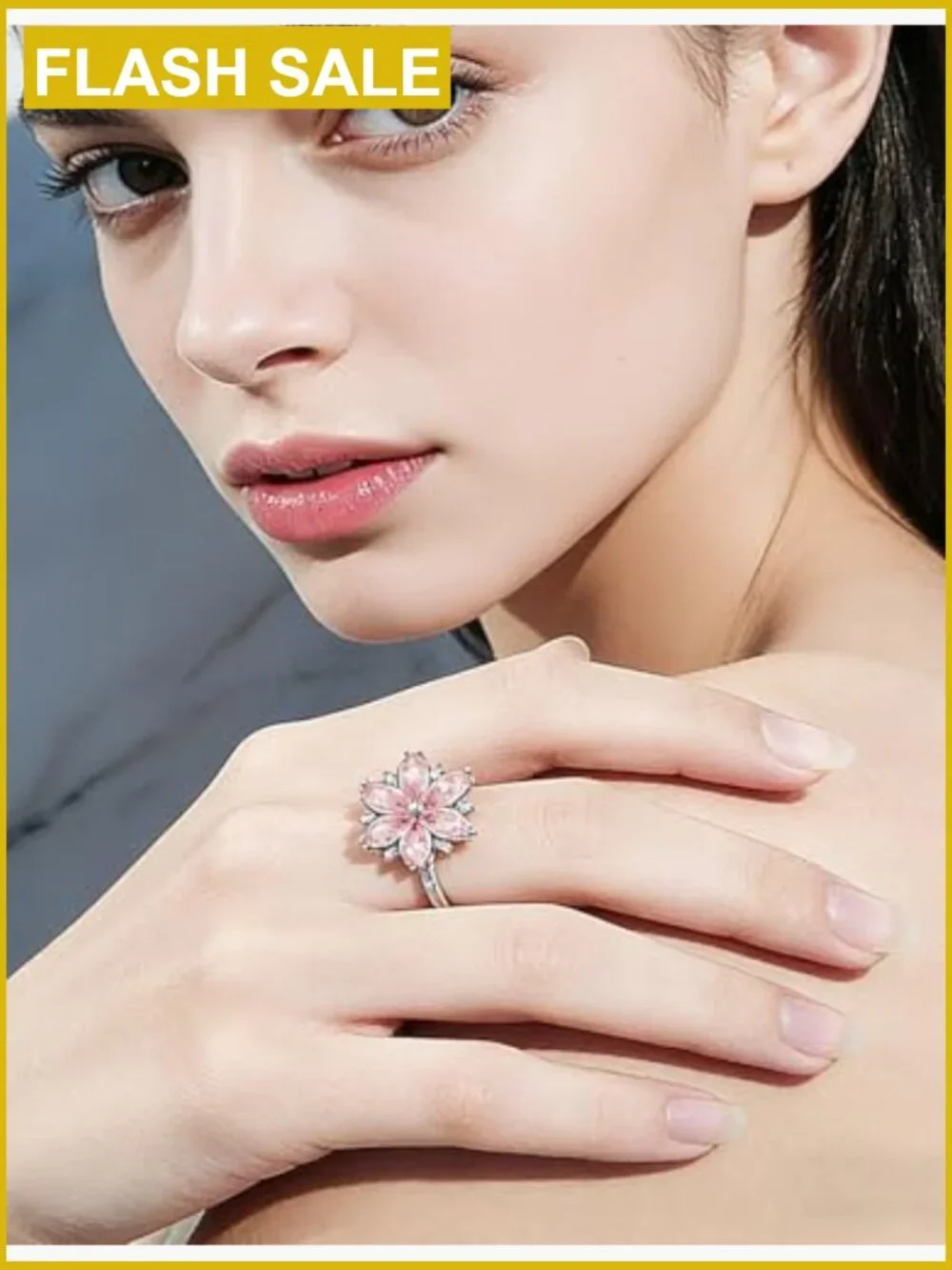 Adjustable Flower Spinner Anxiety Ring Daisy Sunflower Fidget